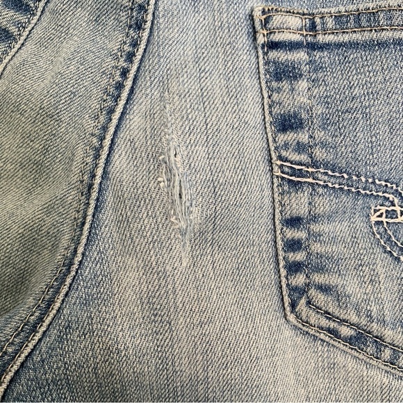 AG Adriano Goldschmied Daisy Super Low-Rise Short in light wash size 29 - Picture 10 of 13